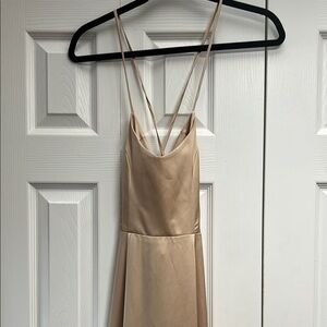 Show Me Your MuMu Tan Dress